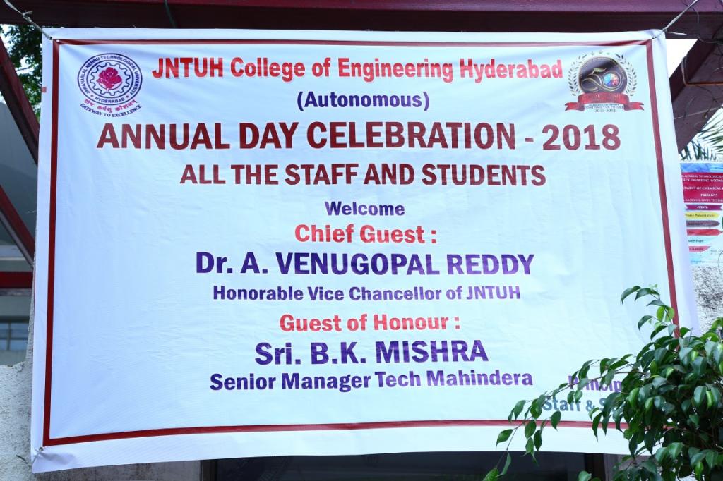 JNTUH University College of Engineering , Science & Technology Hyderabad.